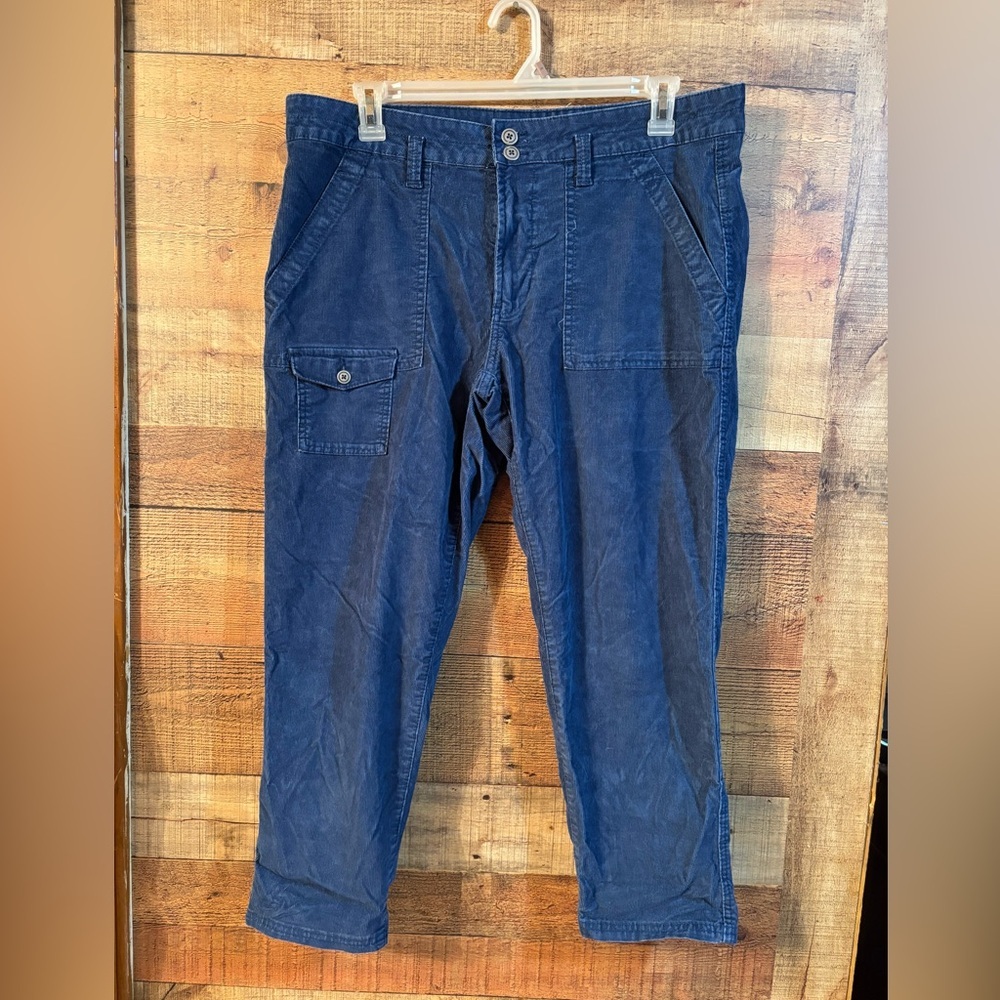 Time and Tru Women's Corduroy Cargo Pants - Picture 2 of 4